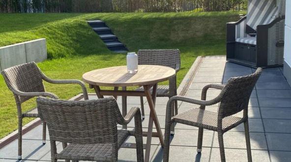 Seeblick Nordlicht, Exklusive Wohnung Mit Terrasse Wangerooge Exterior photo
